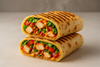 mouthwatering fast food grilled wrap